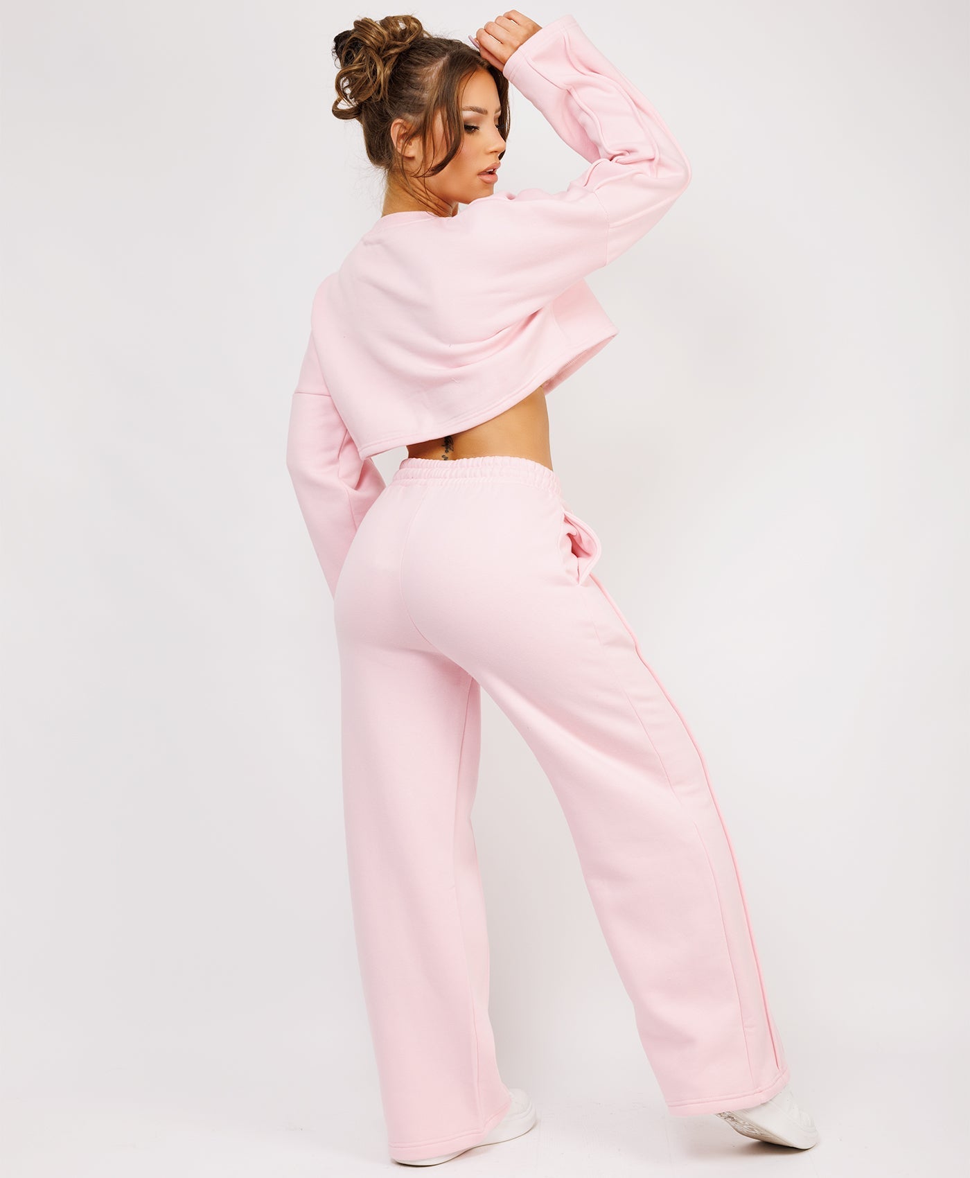 Zipped-Hooded-Loungewear-Set-Pink-6