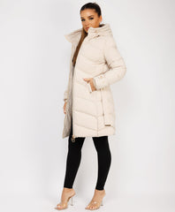 Longline-Duvet-Puffer-Coat-Biege-4