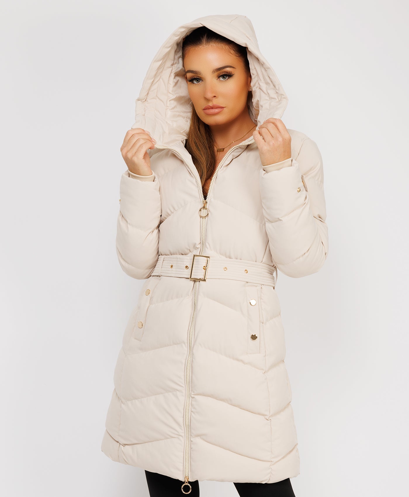 Longline-Duvet-Puffer-Coat-Biege-5