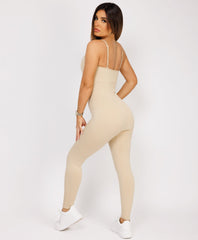 Beige-Elastic-Ribbed-Long-Sleeve-Butt-Lift-Jumpsuit8