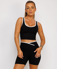 Contrast-Crop-Top-High-Waist-Cross-Band-Shorts-2