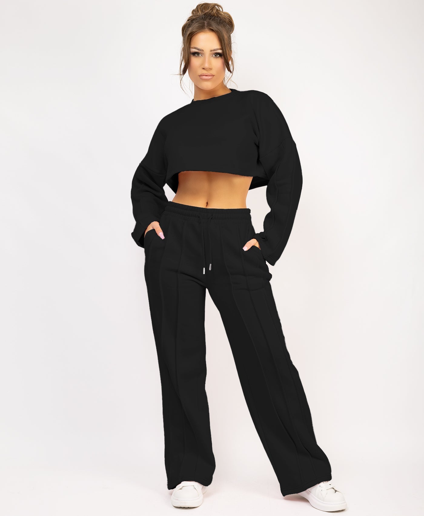 Zipped-Hooded-Loungewear-Set-Black-3