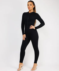 Black-Elastic-Ribbed-Long-Sleeve-Jumpsuit-8