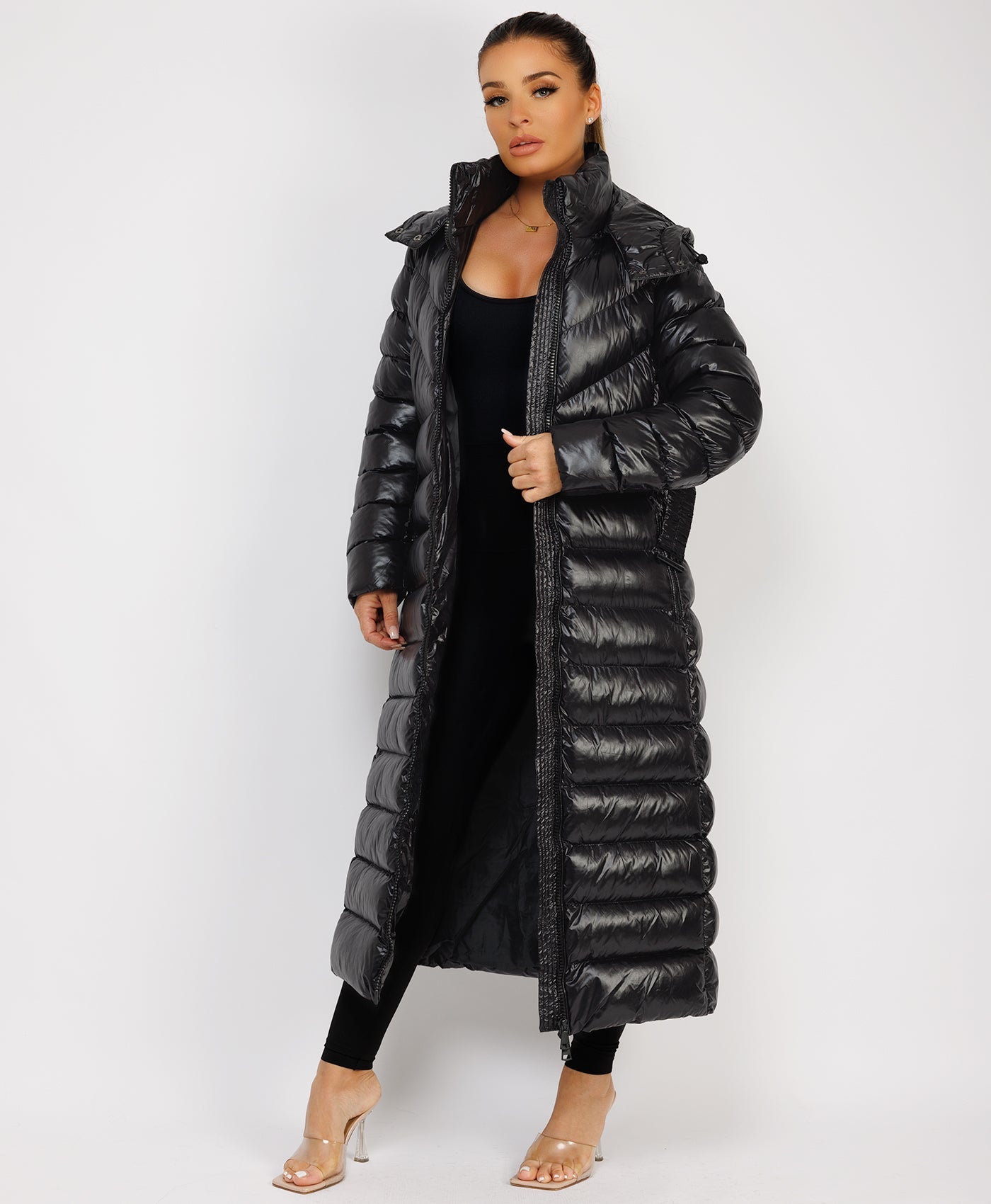 Longline-Duvet-Puffer-Coat-Biege-3