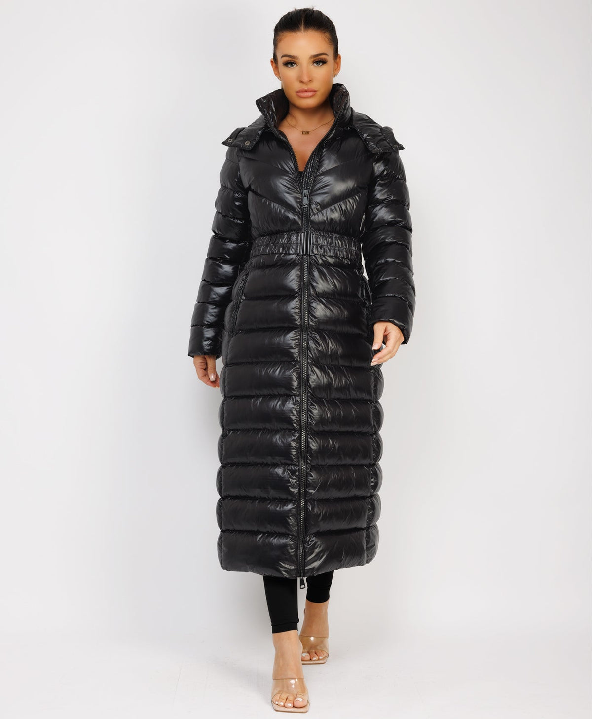 Longline-Duvet-Puffer-Coat-Biege-2