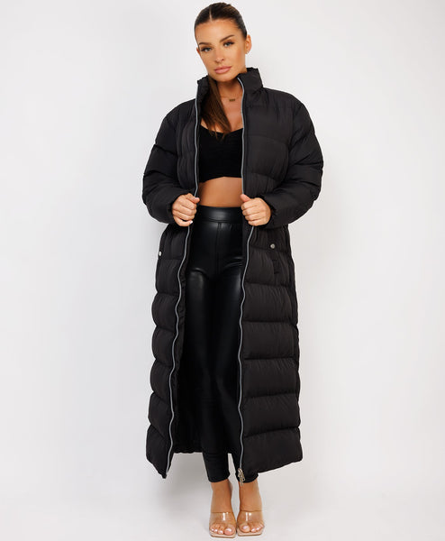 Stand Collar Padded Coat | OVY