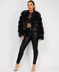 Black-Premium-Faux-Fur-Tiered-Jacket-Coat-4