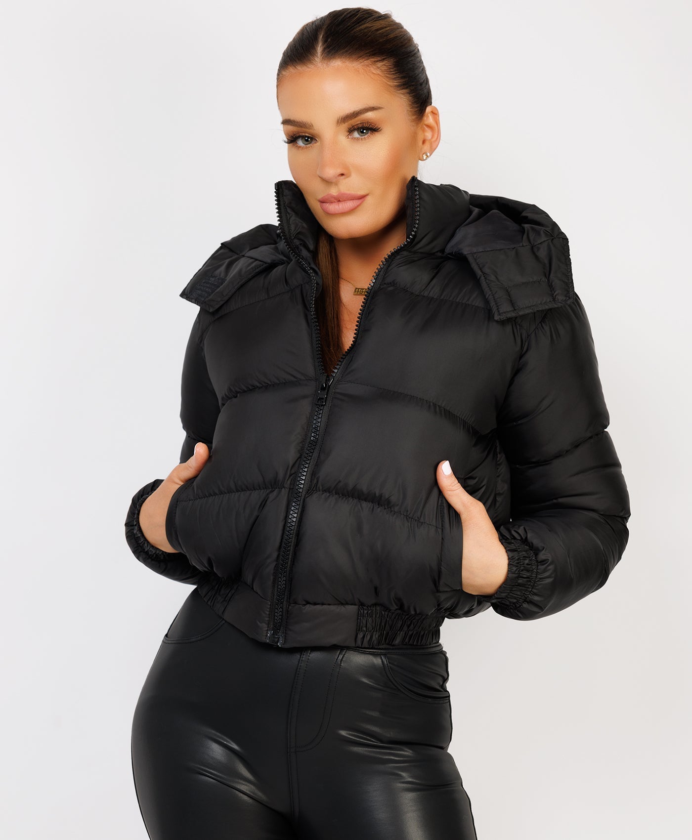 Black-Premium-Faux-Fur-Tiered-Jacket-Coat-1