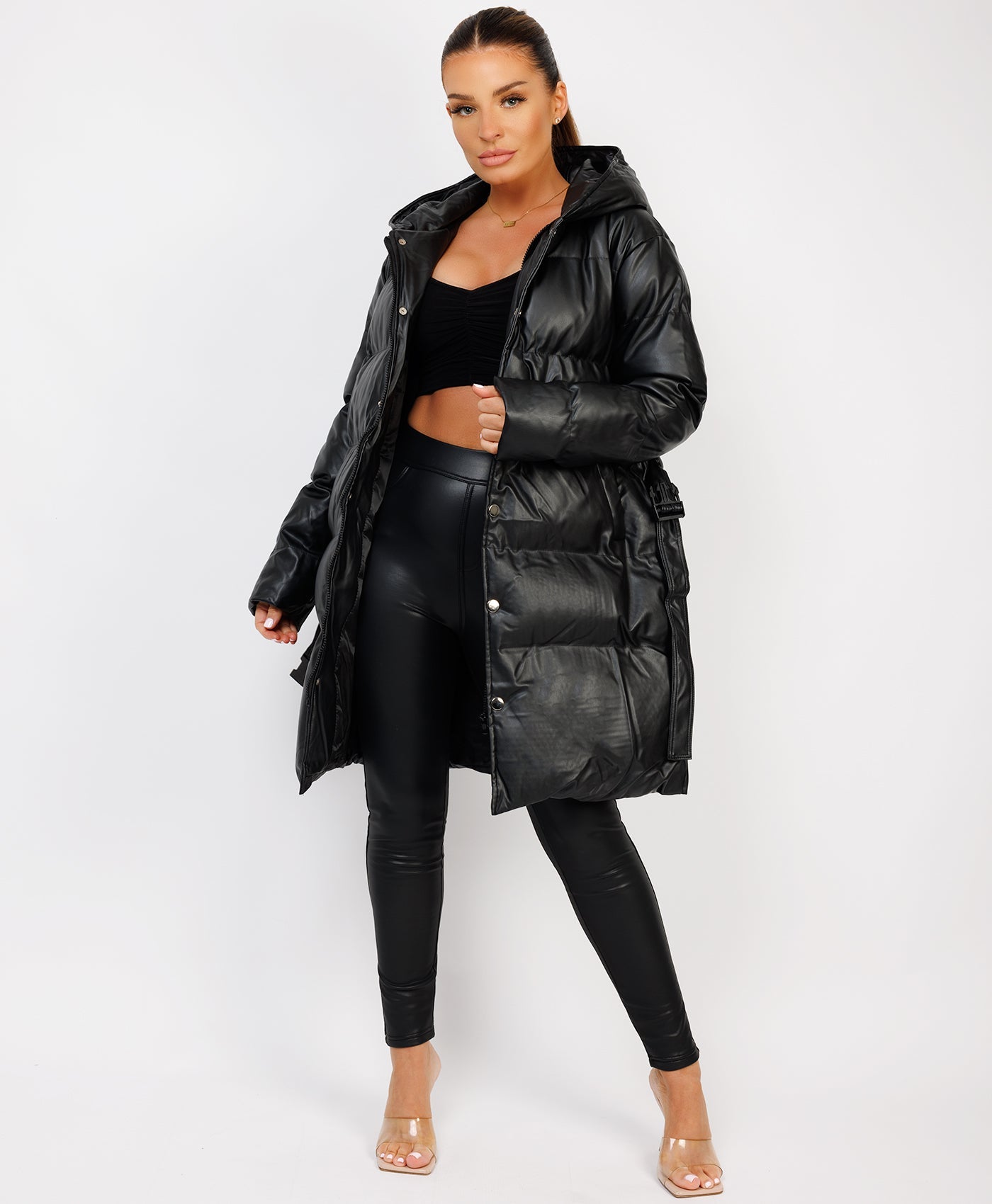 Black-Premium-Faux-Fur-Tiered-Jacket-Coat-2