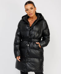 Black-Premium-Faux-Fur-Tiered-Jacket-Coat-3