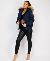 Canada-Bomber-Jacket-With-Fur-Hood-Black-3