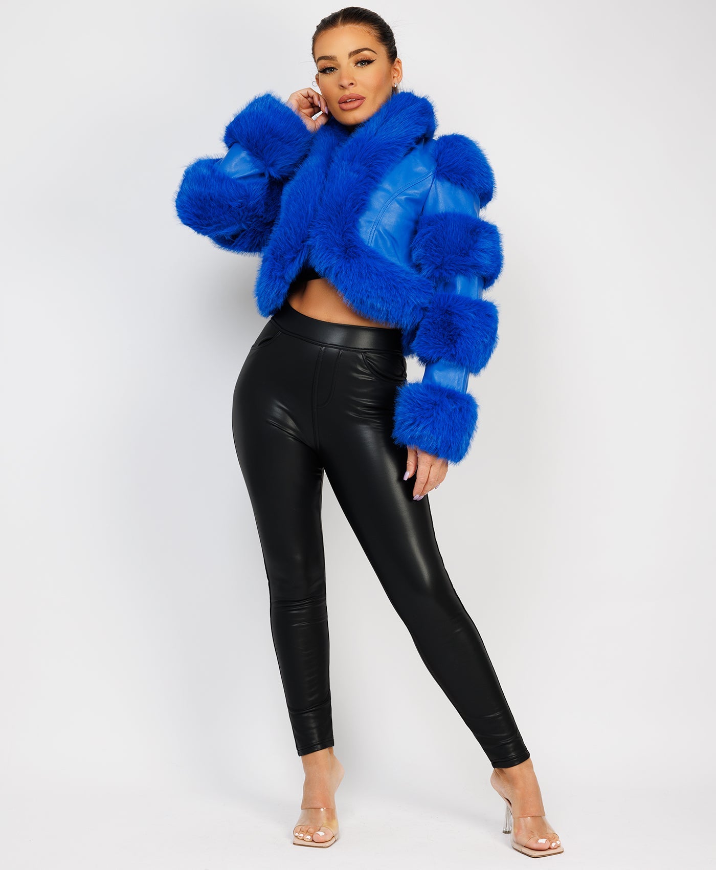 Faux-Fur-Leather-Jacket-Royal-Blue-5