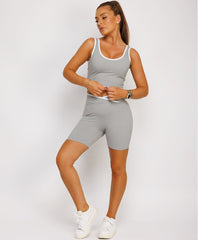 Contrast-Crop-Top-High-Waist-Cross-Band-Shorts-3