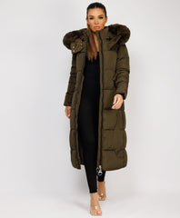 Longline-Duvet-Puffer-Coat-Biege-1