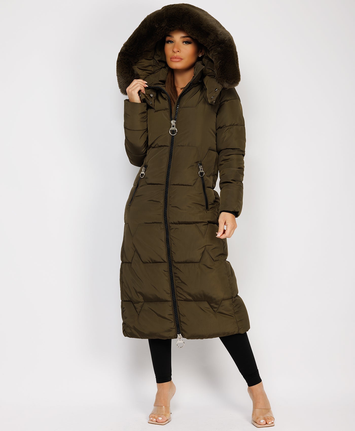 Longline-Duvet-Puffer-Coat-Biege-5