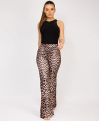 Ruffle-Shoulder-Sleeve-Ribbed-Set-Leopard Print-3