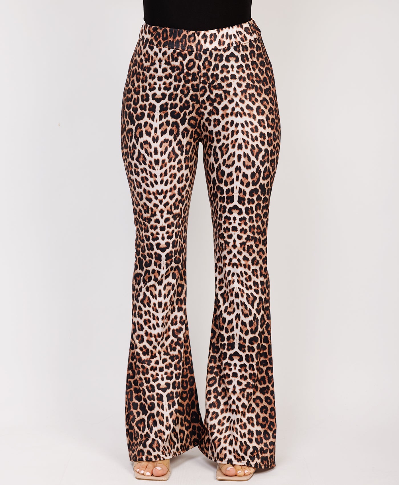 Flare Pants Plus Size Leopard Pants Plus Size Leopard Flare