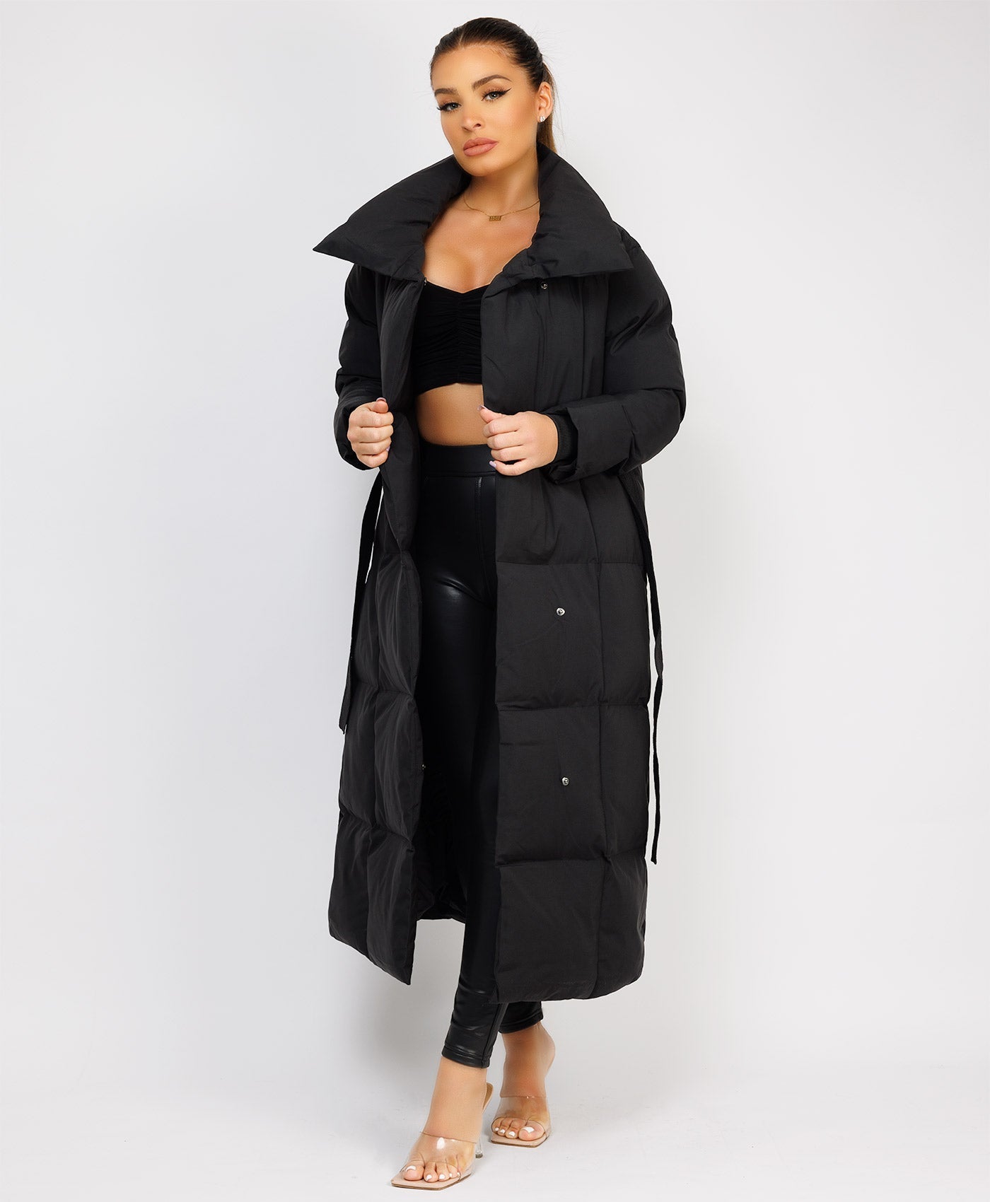 Longline-Duvet-Puffer-Coat-Black-5