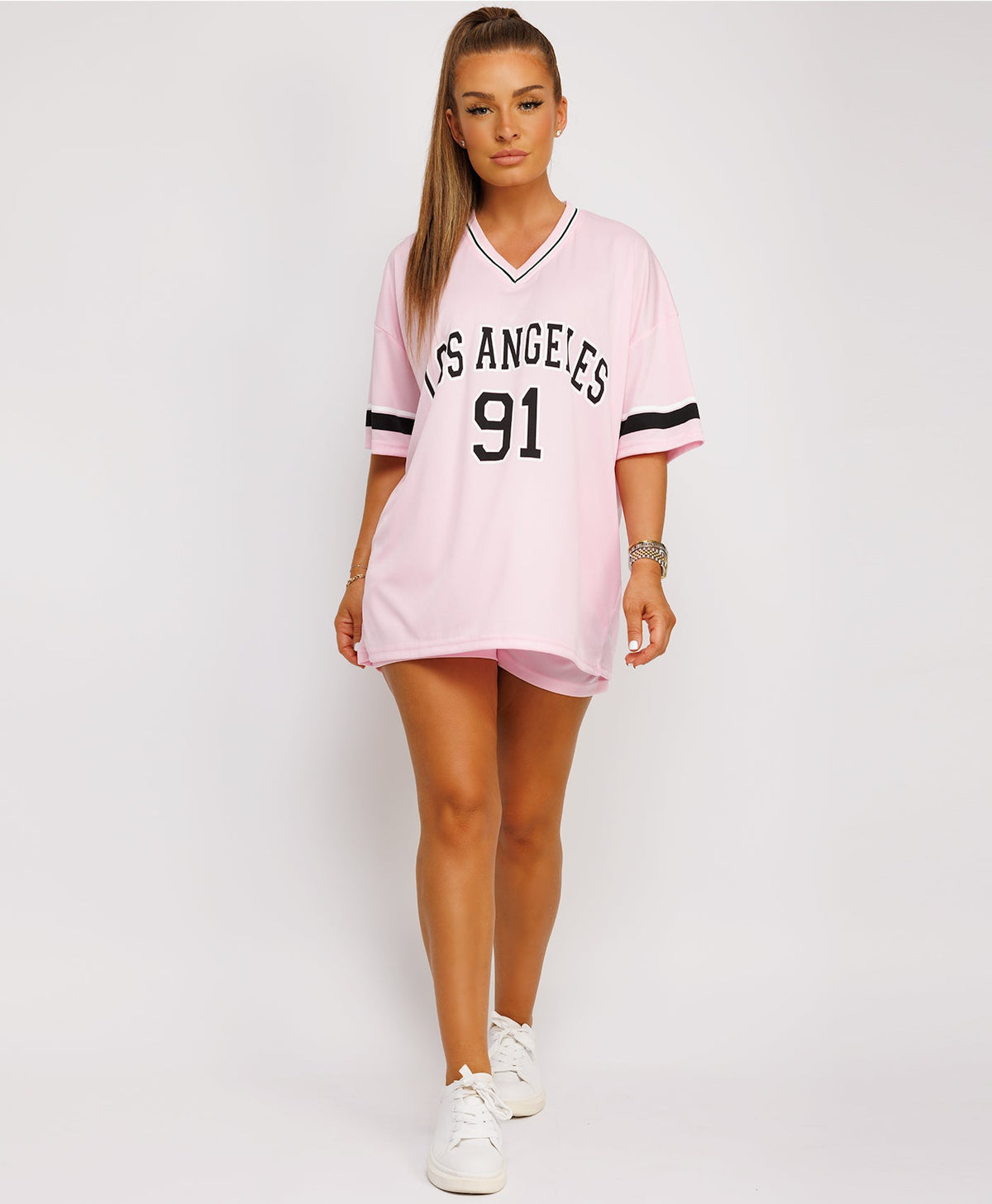 Baby Pink-Sports-Jersey-Tee-Shorts-3