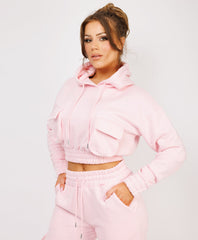 Zipped-Hooded-Loungewear-Set-Pink-4