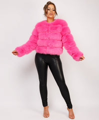 Pink-Premium-Faux-Fur-Tiered-Jacket-Coat-1