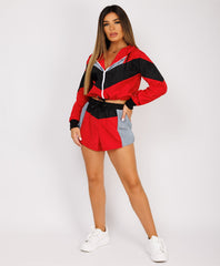 Red-Block-Jacket-&-Shorts-Festival-Co-Ord-1