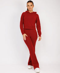 Ribbed-Hoody-Skinny-Flare-Set-Red-3