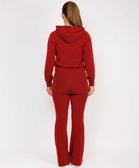 Ribbed-Hoody-Skinny-Flare-Set-Red-3