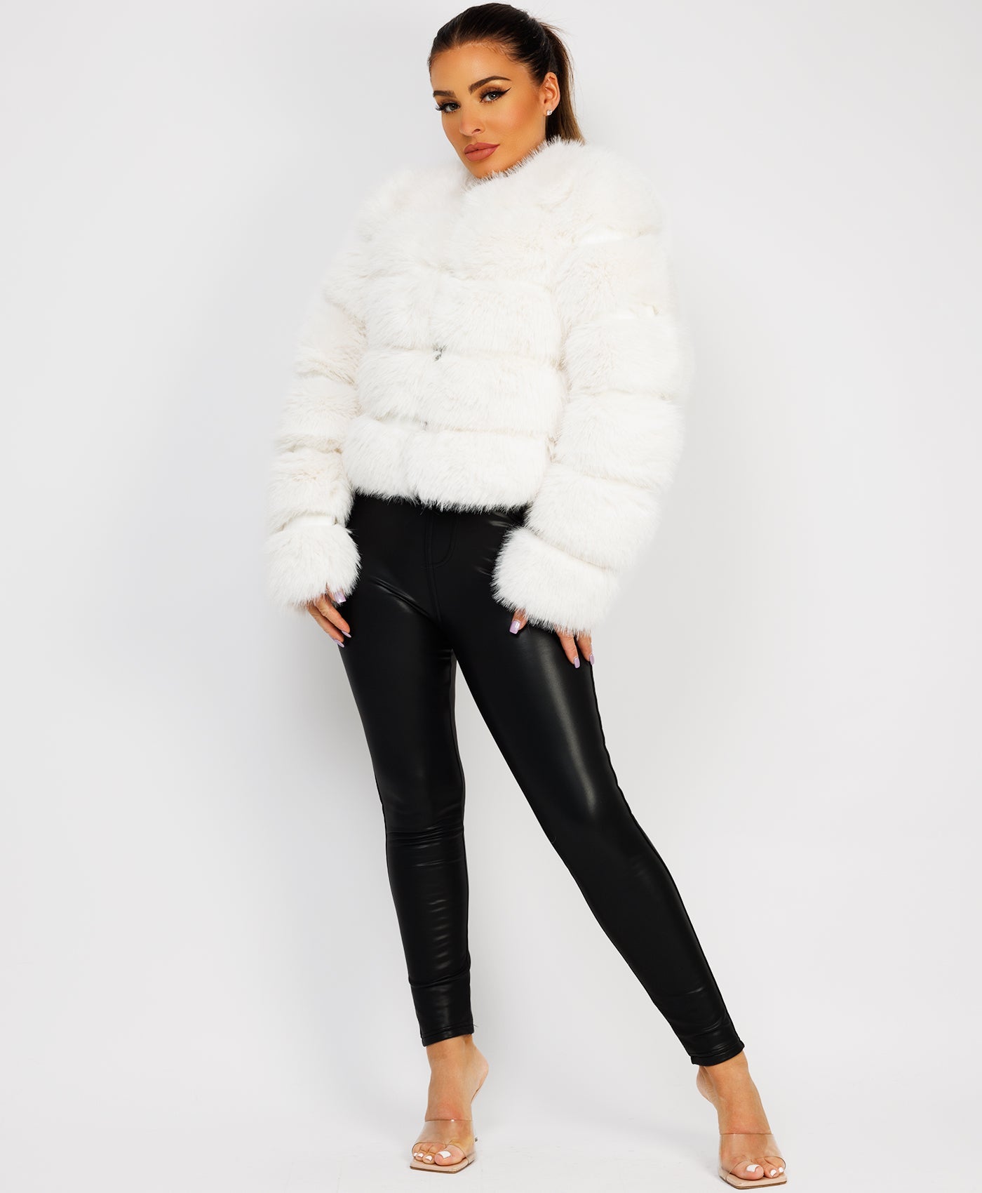 White-Premium-Faux-Fur-Tiered-Jacket-Coat-6