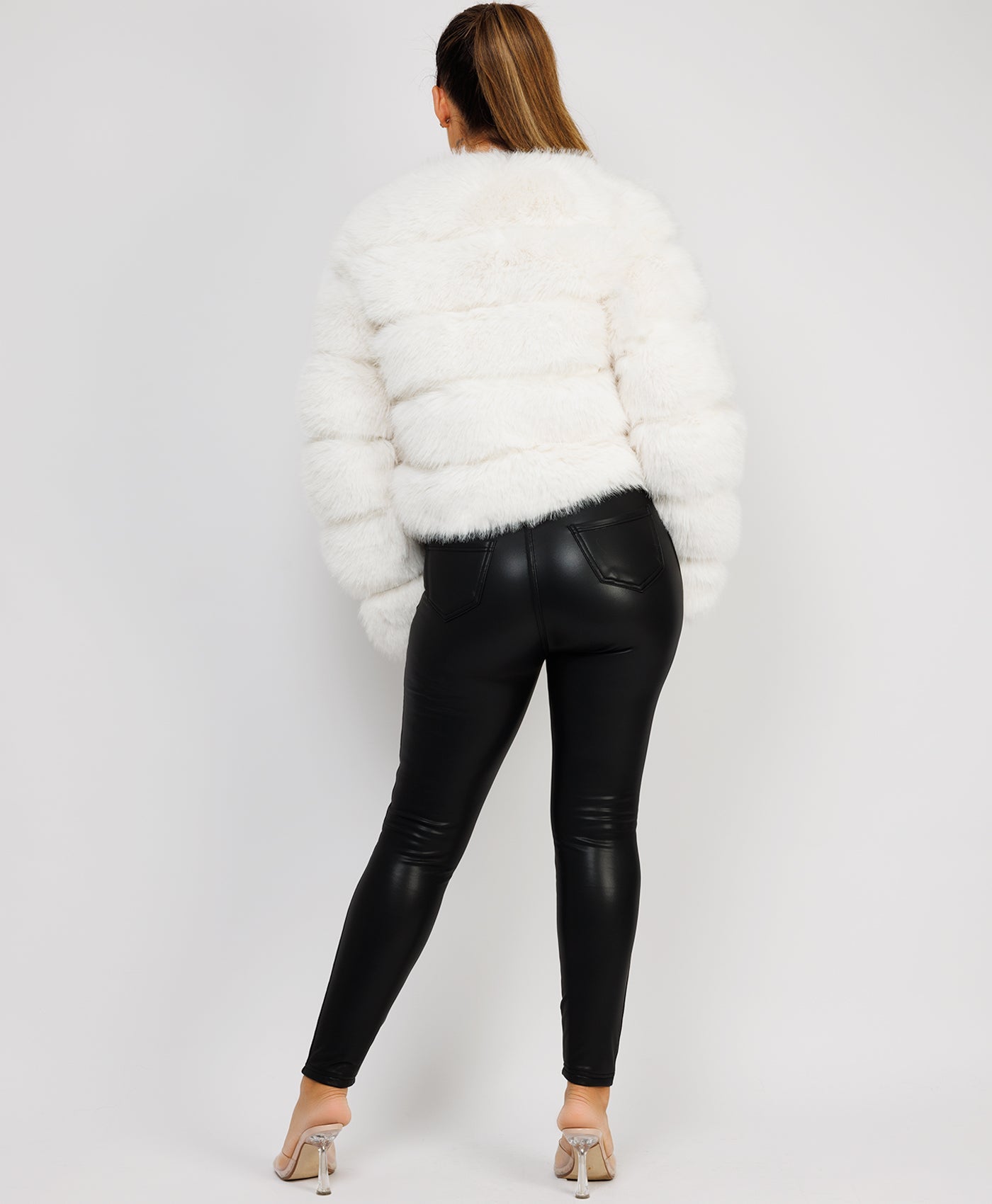 White-Premium-Faux-Fur-Tiered-Jacket-Coat-7