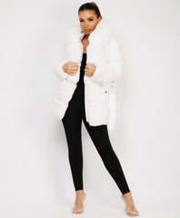 Longline-Duvet-Puffer-Coat-Biege-4