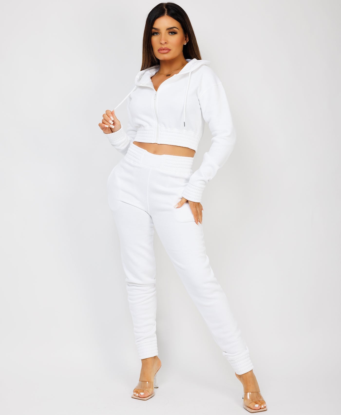 Zipped-Hooded-Loungewear-Set-White-1