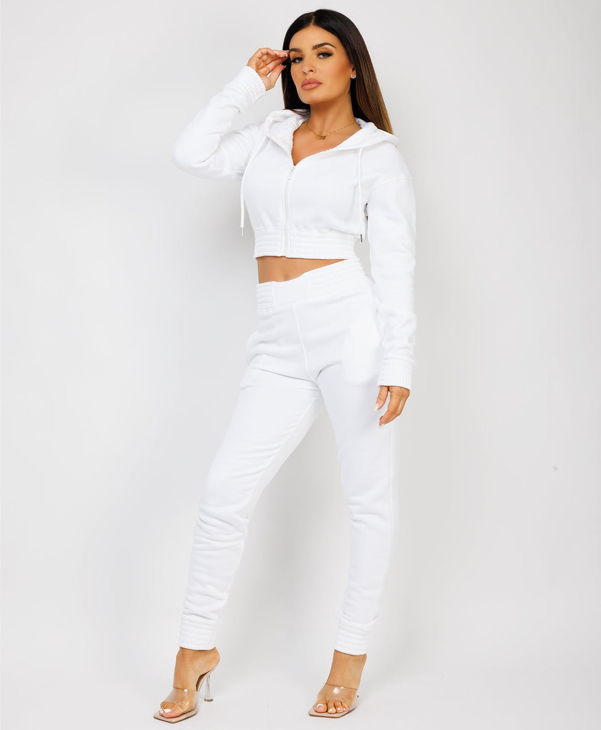Zipped-Hooded-Loungewear-Set-White-3