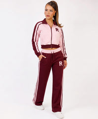 Wine R Logo Zip-Up Jacket Jogger Co-Ord