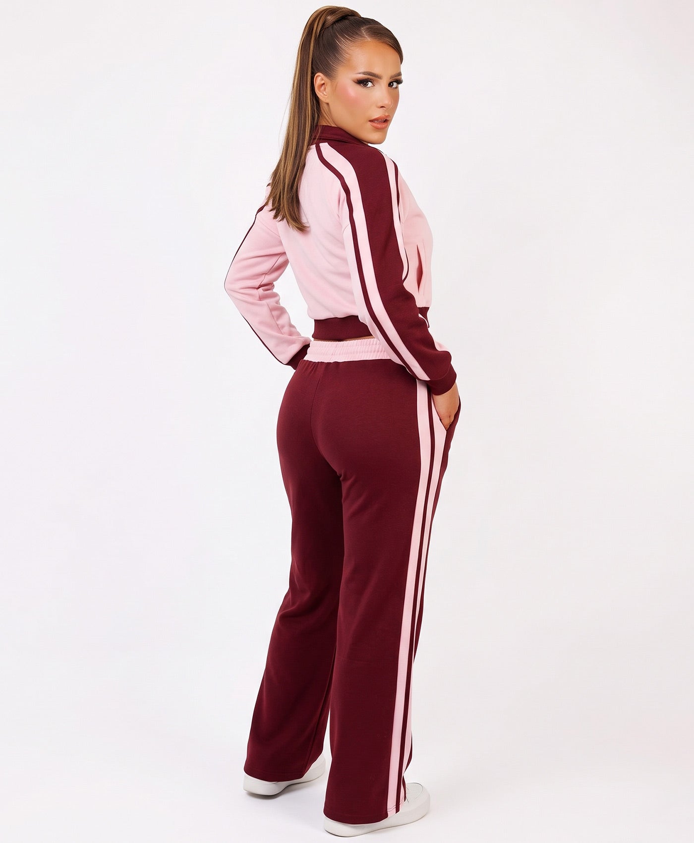 Wine R Logo Zip-Up Jacket Jogger Co-Ord