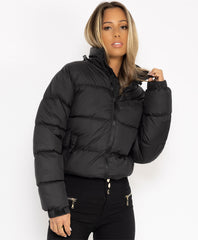 Black-Two-Tone-Padded-Quilted-Puffer-Jacket-3