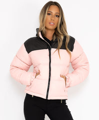 Pink-Two-Tone-Padded-Quilted-Puffer-Jacket-1