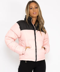 Pink-Two-Tone-Padded-Quilted-Puffer-Jacket-3