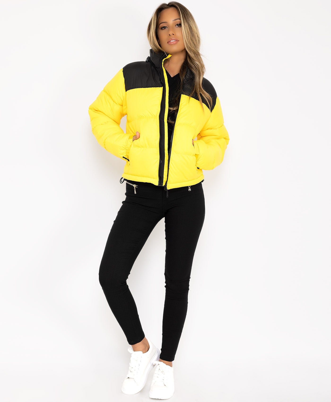Yellow-Two-Tone-Padded-Quilted-Puffer-Jacket-2