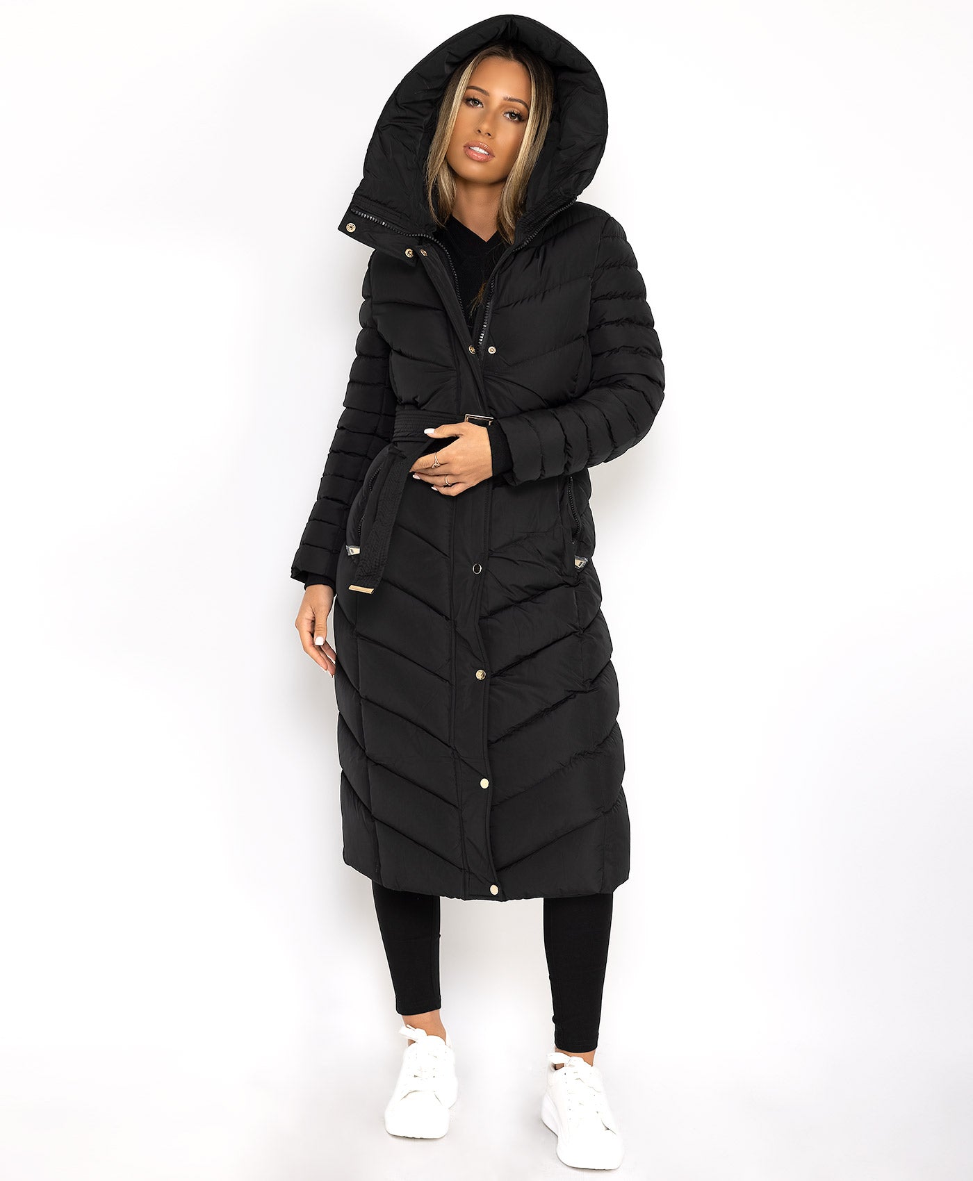 Black-Longline-Full-Length-Padded-Quilted-Belted-Puffer-Jacket-5