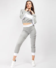 Grey-Colour-Block-Half-Zip-Cropped-Sweatshirt-Skinny-Joggers-Loungewear-Set-3