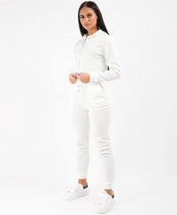 White-Cropped-Hooded-Zipper-Jacket-&-Joggers-Loungewear-Set-3