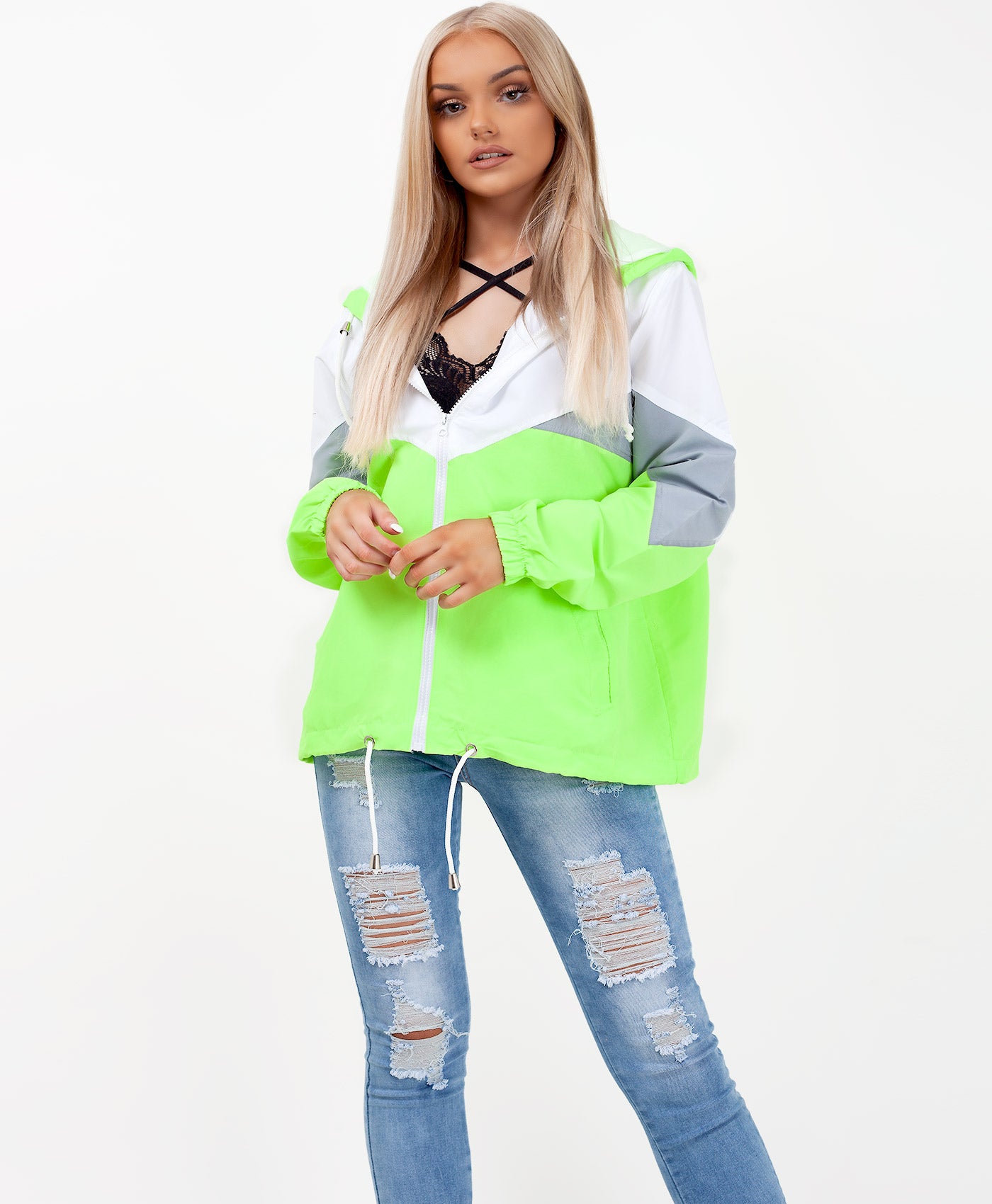 Neon-Green-Colour-Block-Oversized-Hooded-Festival-Jacket-1