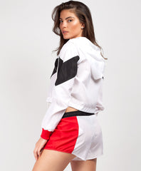 White-Red-Colour-Block-Jacket-&-Shorts-Co-Ord-Set-3