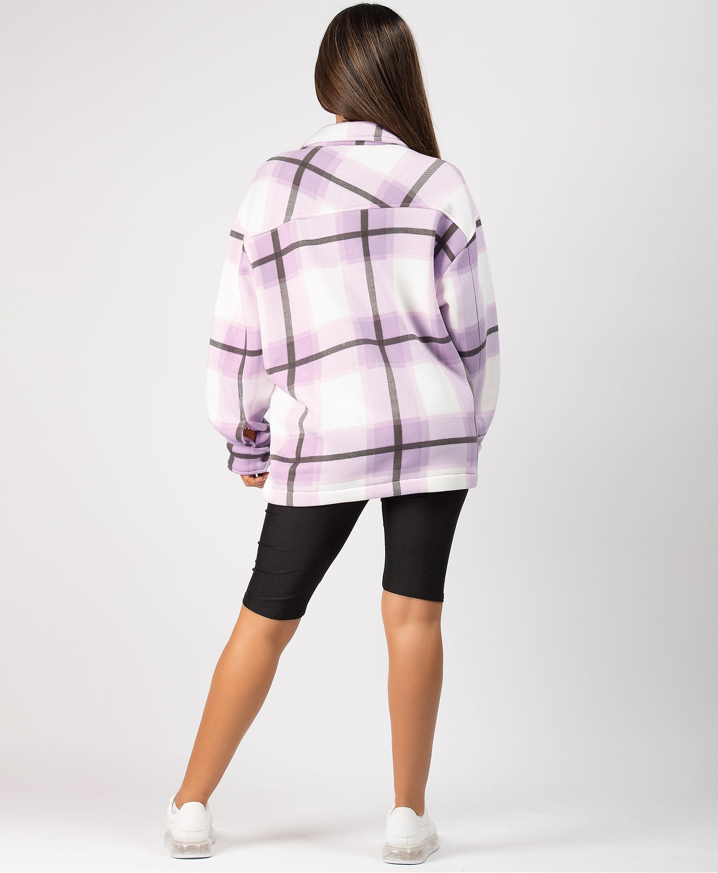 Lilac-Oversized-Fit-Check-Shirt-Shacket-4
