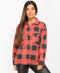 Red-Black-Oversized-Fit-Check-Shirt-Shacket-2