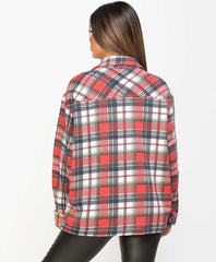Red-Multi-Oversized-Fit-Check-Shirt-Shacket-4