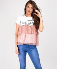 Pink-Coco-Nuts-Tulle-Mesh-T-Shirt-1