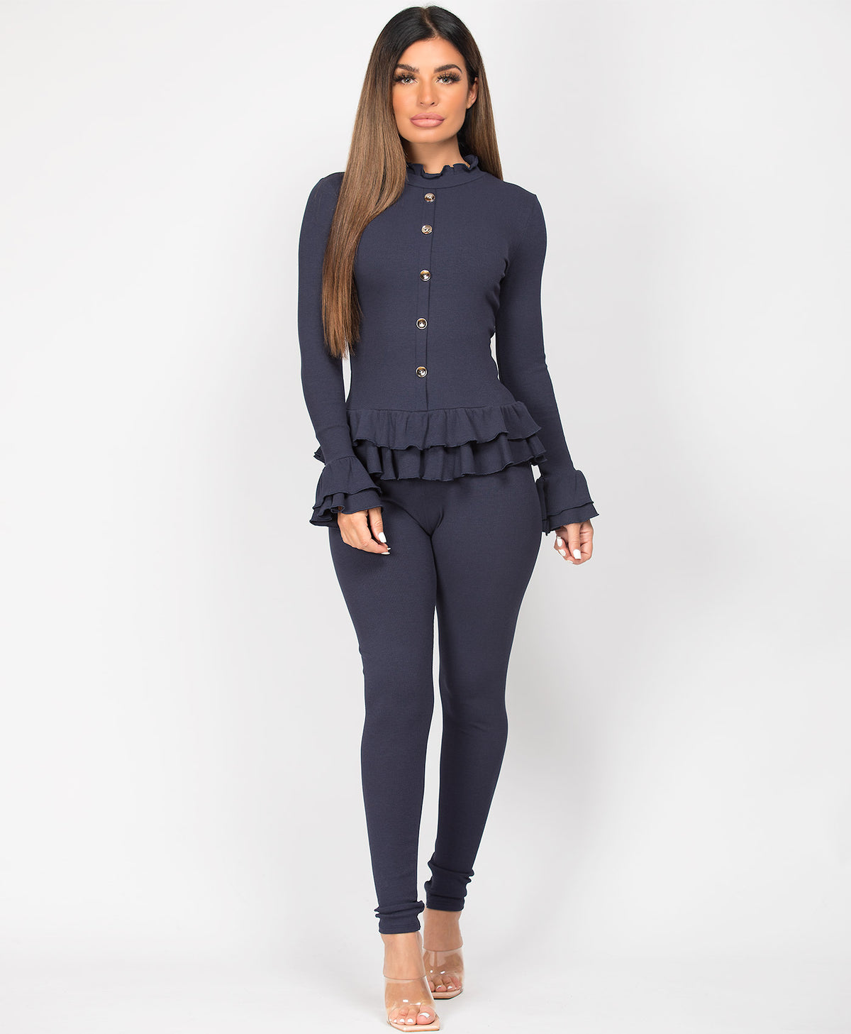 Navy-Frill-Gold-Button-Ribbed-Loungewear-Set-3
