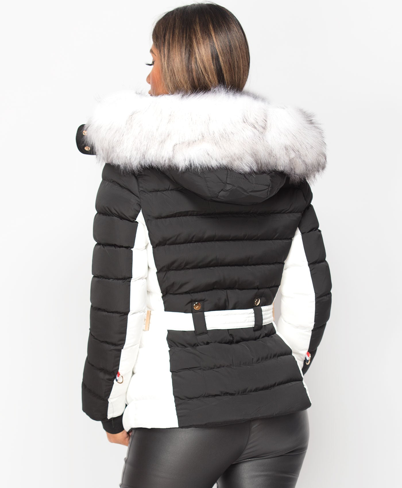 Black-White-Y-912-Quilted-Padded-Contrast-Fur-Hooded-Puffer-Jacket-5